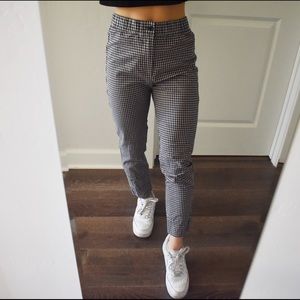 CHECKERED PANTS